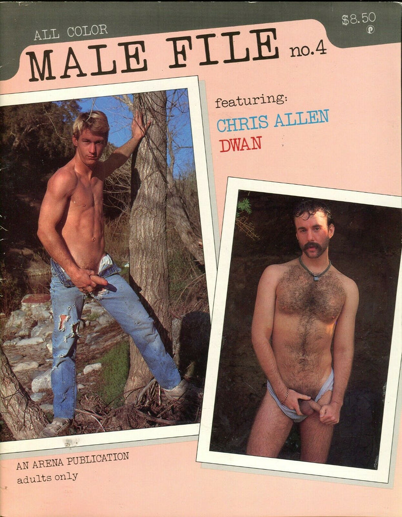 Male File Gay Magazine Chris Allen & Dwan #4 1986 061219lm-ep