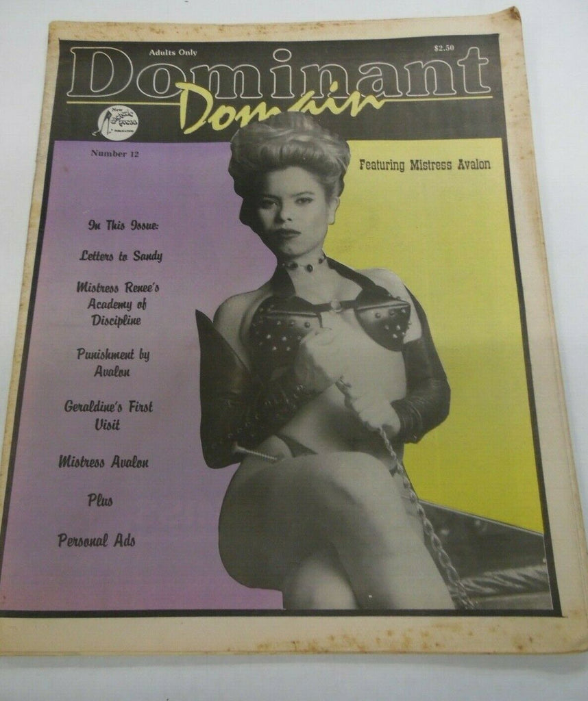 Dominant Domain Newspaper Mistress Avalon #12 1993 122119lm-ep2