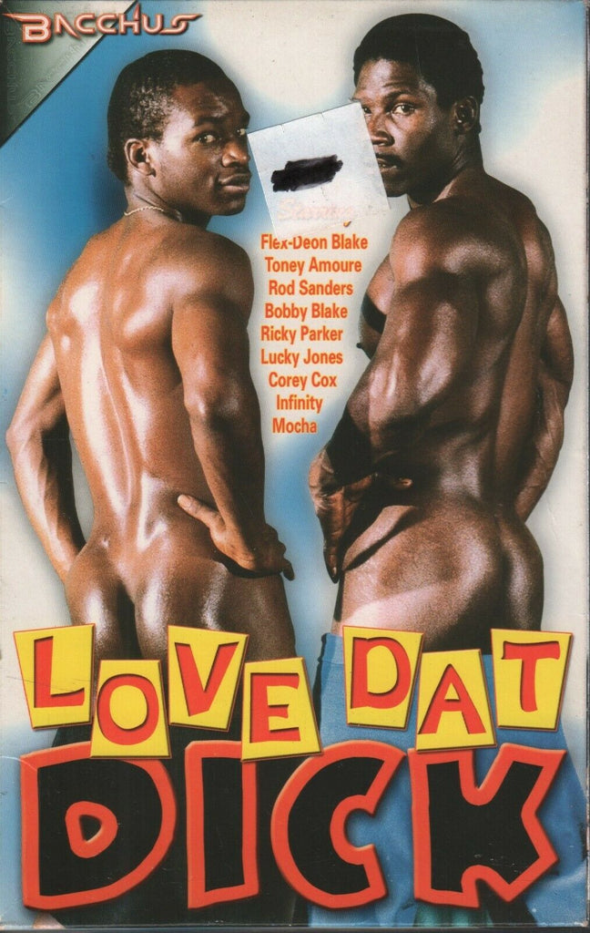 Love Dat Dick Toney Amoure Rod Sanders Corey Cox Gay Male Adult VHS 103119AMP