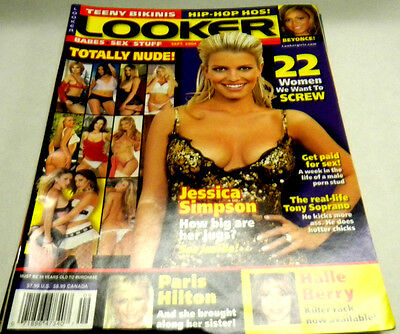 Looker Busty Adult Magazine "Jessica Simpson" September 2004 mnt050713Lm-ep