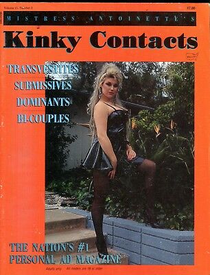 Mistress Antoinette's Kinky Contacts Magazine vol.11 #3 1990 040518lm-ep