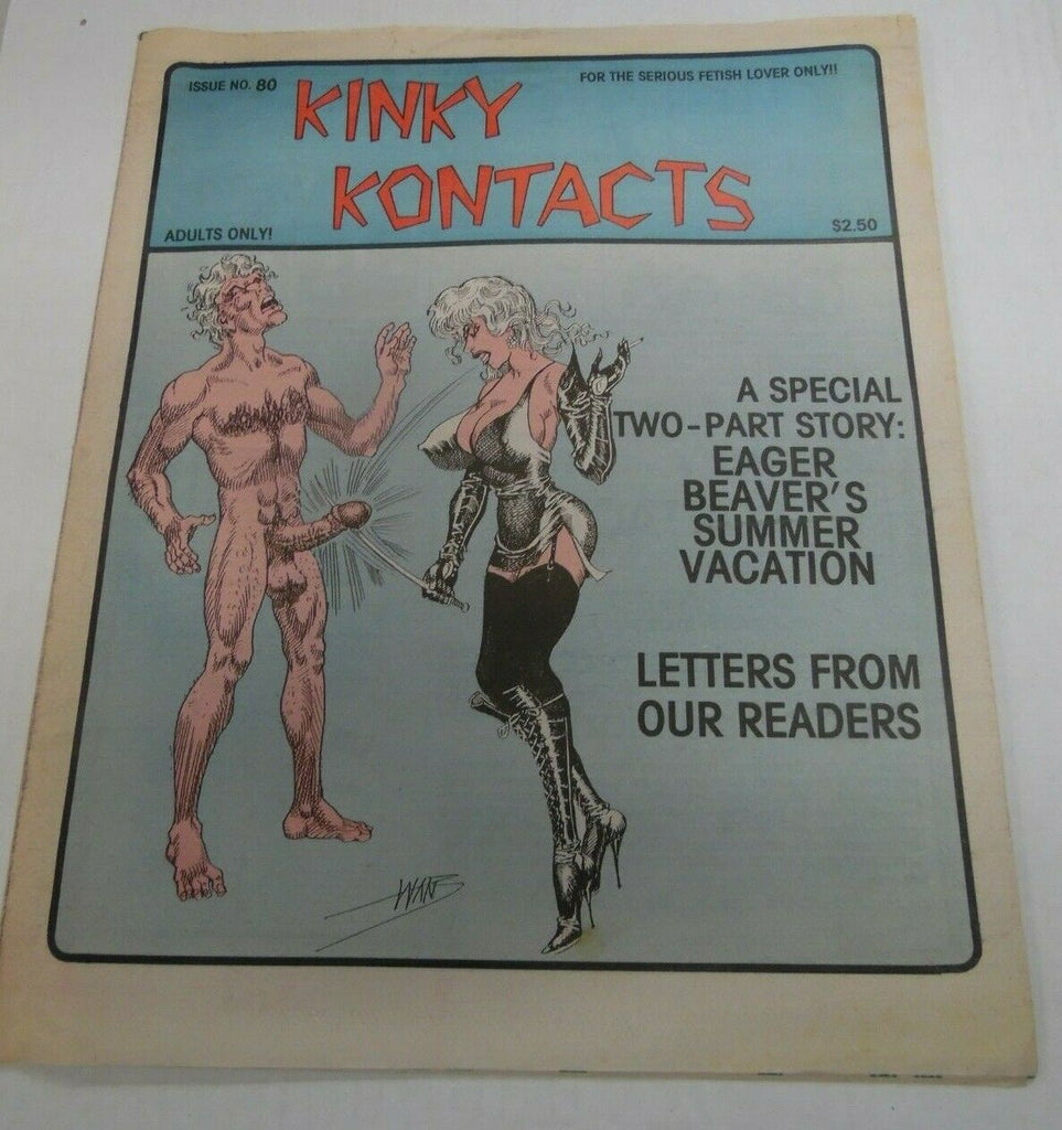 Kinky Kontacts Contact Newspaper #80 1990's 121719lm-ep