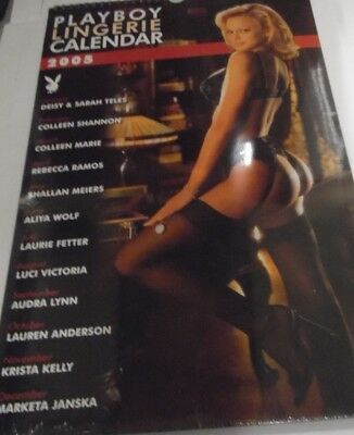 Playboy Lingerie Calendar 2005 Rebecca Ramos 17" x 11 " 052318lm-ep