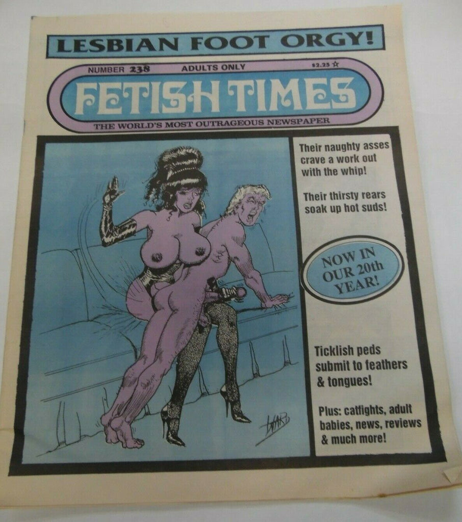 Fetish Times Fetish Times Newspaper Lesbian Foot Orgy #238 1993 120919lm-ep - Used