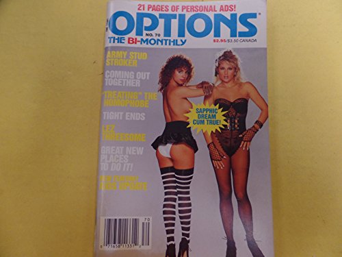 Options Adult Digest Lez Threesome #70 February 1991