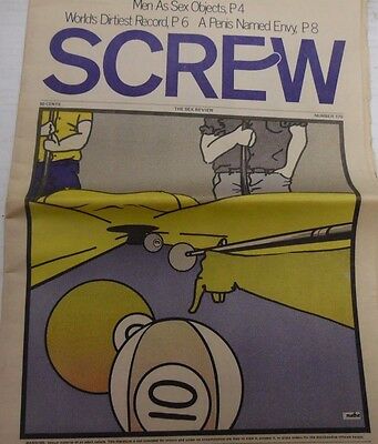 Screw Adult Newspaper A Penis Named Envy #170 1972 102212lm-epa