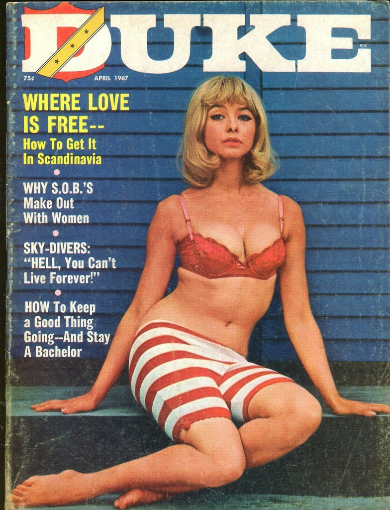 Duke Magazine Centerfold Girl Susan Prescott April 1967 102519lm-ep