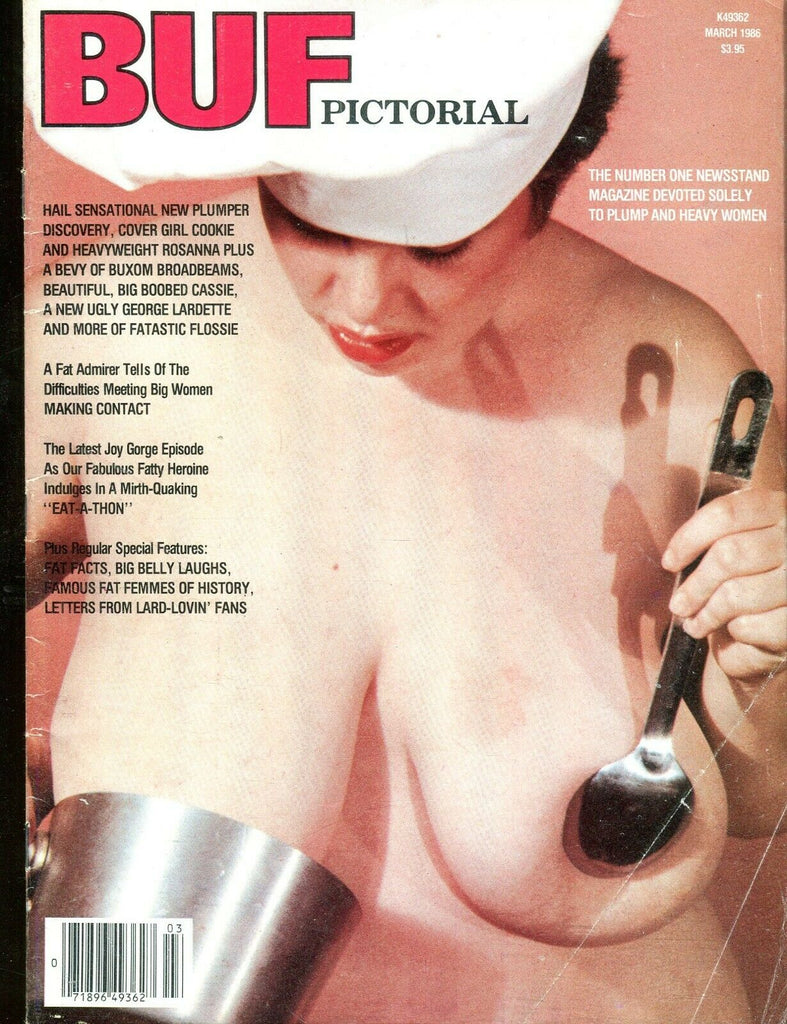 Buf Pictorial Magazine Cover Girl Cookie March 1986 102119lm-ep