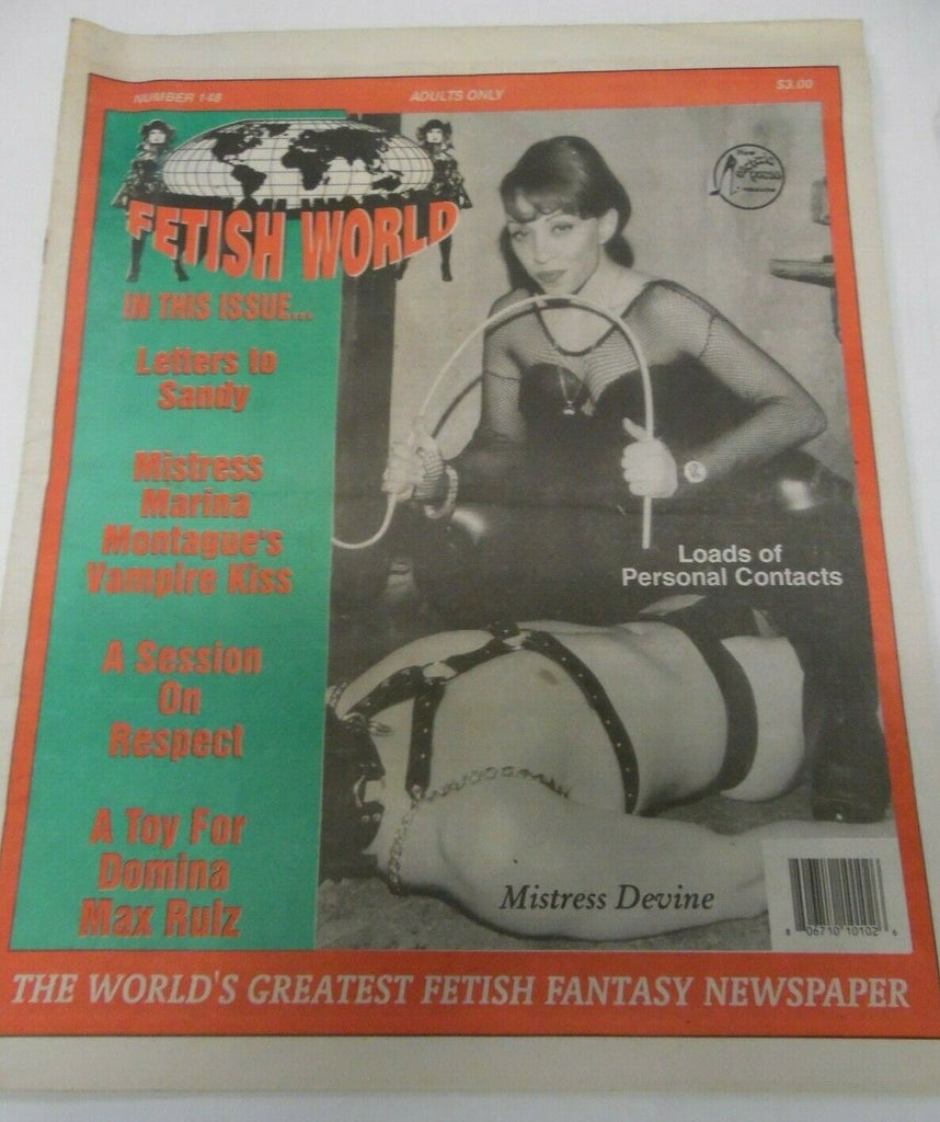 Fetish World Newspaper Mistress Devine #148 2002 012920lm-ep