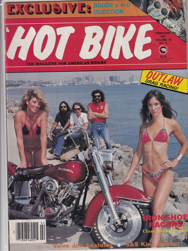 Hot Bike Magazine Outlaw Drag Racing February 1987 012919REP