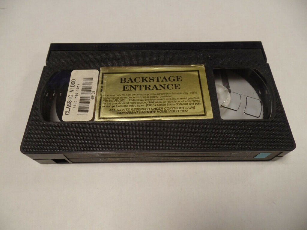 Backstage Entrance 1992 Adult VHS 052819AMP