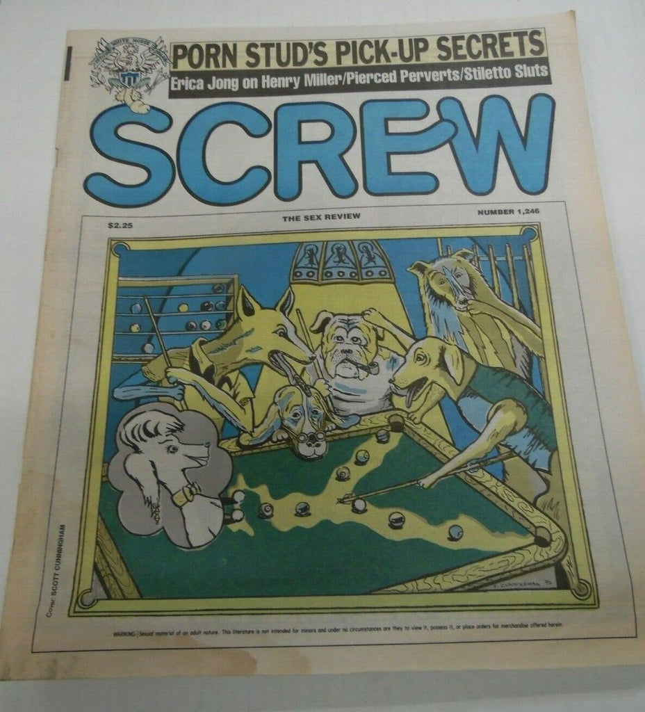 Screw Newspaper Porn Stud's Pick-Up Secrets #1246 January 18, 1993 121719lm-ep