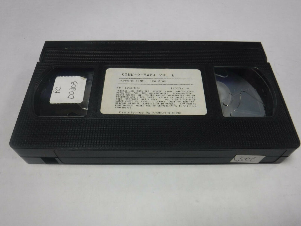 Kink-O-Rama Vol 6 120mins Adult VHS 010519AMP