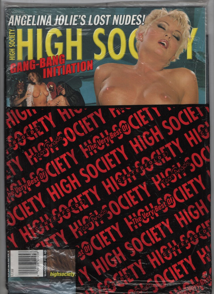 High Society Adult Magazine Angelina Jolie Holiday 2001 SEALED 041522RP