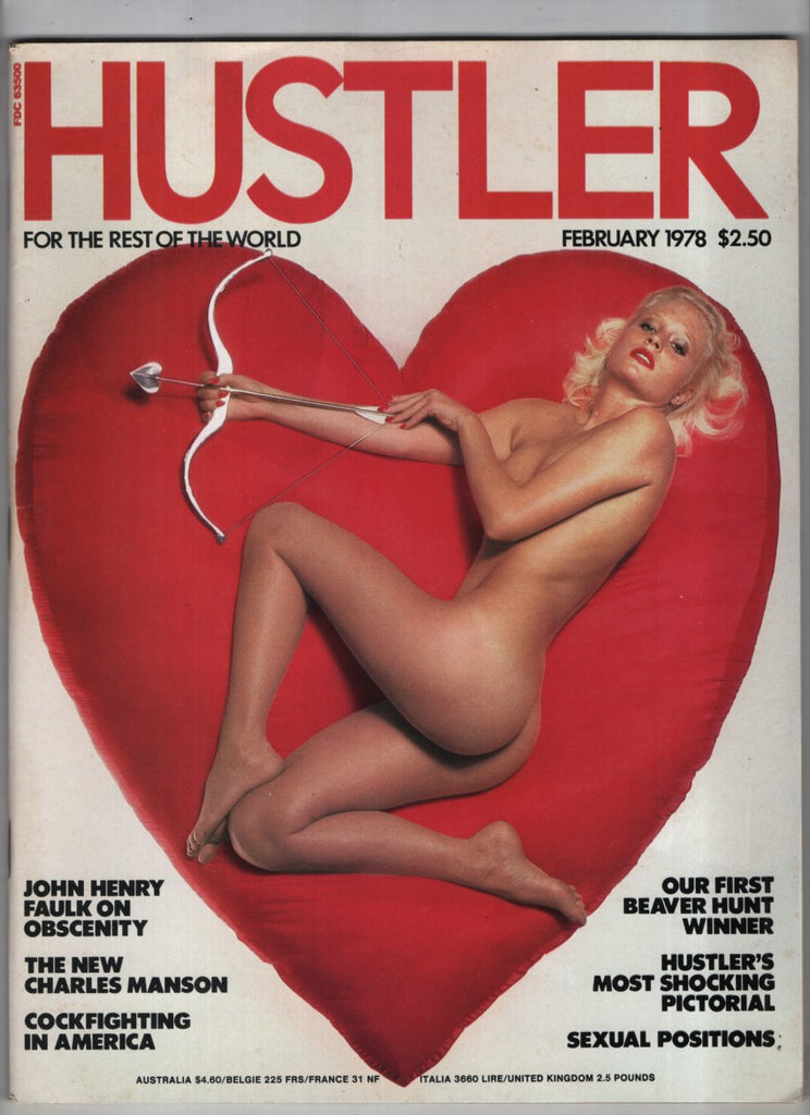 Hustler Adult Magazine John Henry Faulk Charles Manson February 1978 042222RP