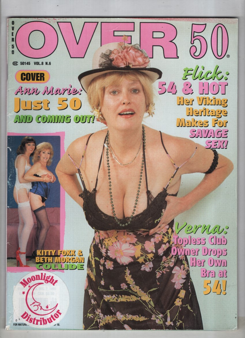 Over 50 Adult Magazine Ann Marie Kitty Foxx Beth Morgan Vol.8 No.6 199 –  Mr-Magazine