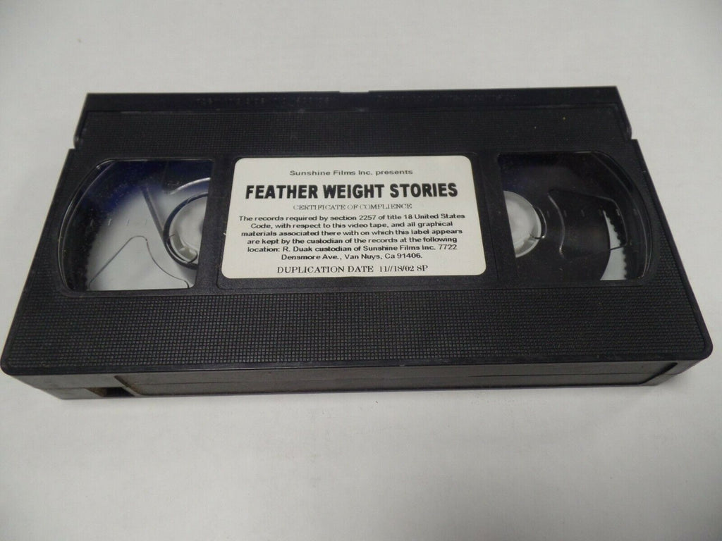 Feather Weight Stories Sunshine Films 2002 Adult VHS 052119AMP