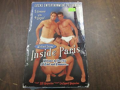Inside Paris Lucas Entertainment Jason Keller Ryan Michaels Adult VHS 050515amp4