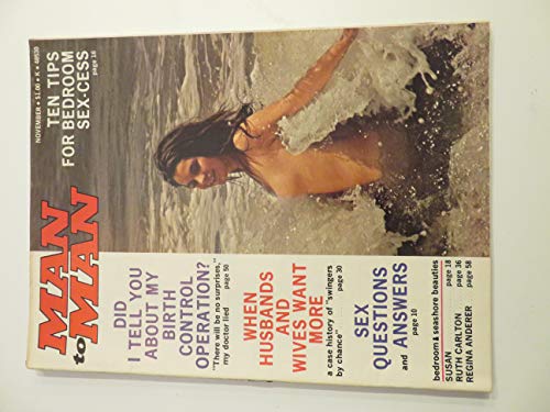 MAN TO MAN- NOVEMBER 1972- -ADULT BUSTY MAGAZINE