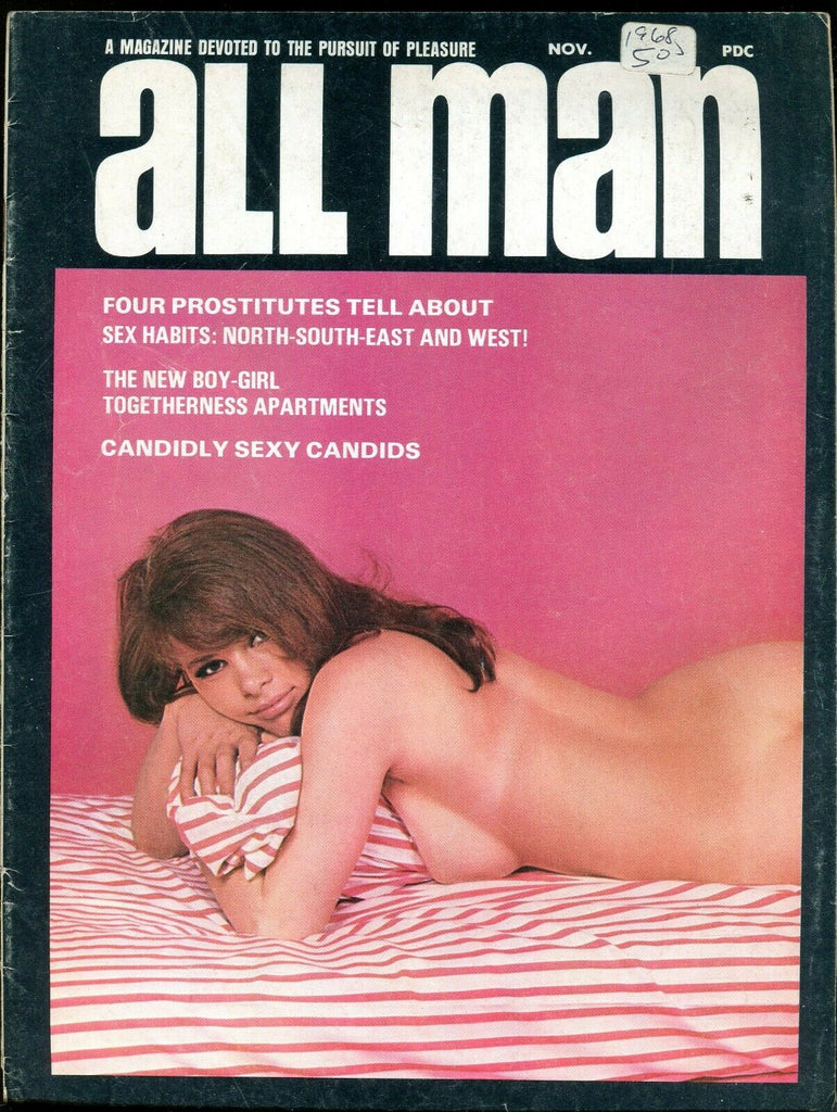 All Man Magazine Centerfold Girl Susan Conway November 1968 070219lm-ep3