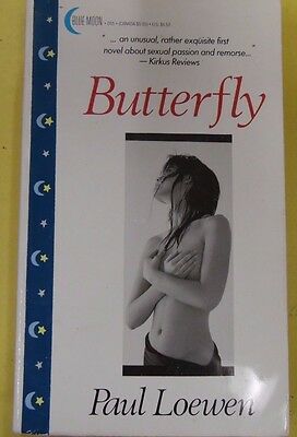 Butterfly Adult Novel by Paul Loewen 1988 Blue Moon Books 071613lm-epa3