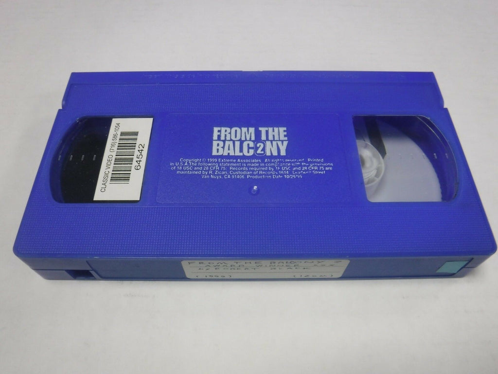 From the Balcony 2 Robert Black XXX 1999 120mins Adult VHS 010219AMP