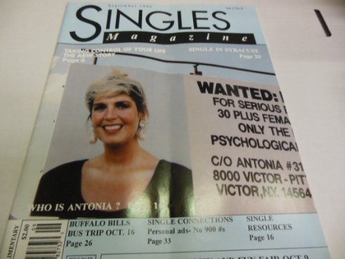 Singles Adult Magazine "Single Resources" "Relationships" Vol 2 No 8 September 1994