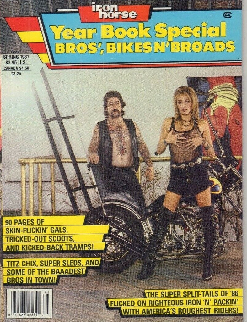 Iron Horse Adult Motorcycle Magazine Super Split-Tails Spring 1987 051518REP