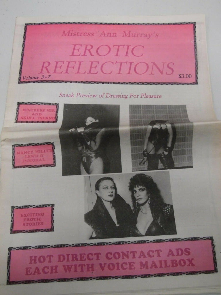Erotic Reflections Fetish Contacts Newspaper vol.3 #7 1993 013119lm-ep