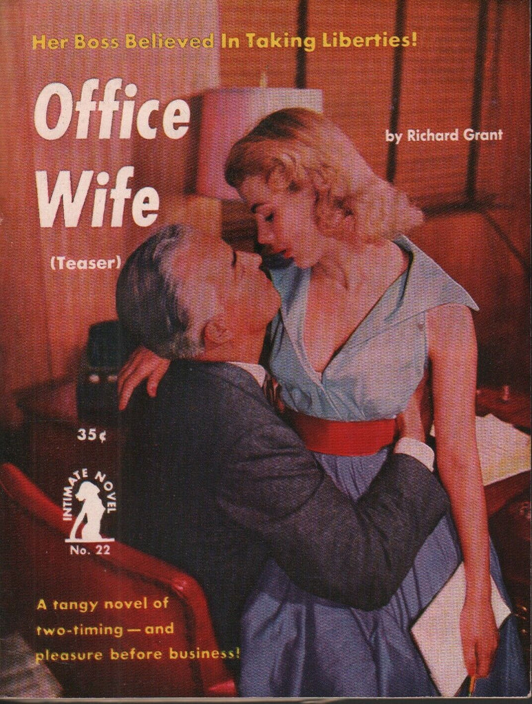 Office Wife a teaser by Richard Grant Intimate Novel #22 1987 Godwin 070919AME