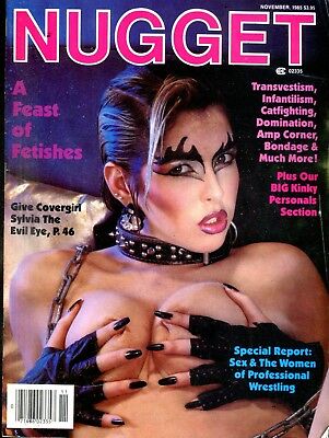 Nugget Magazine Covergirl Sylvia November 1985  040626lmp