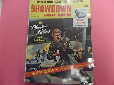 Showdown For Men Adult Magazine Saucy Susan November 1957 040516lm-ep