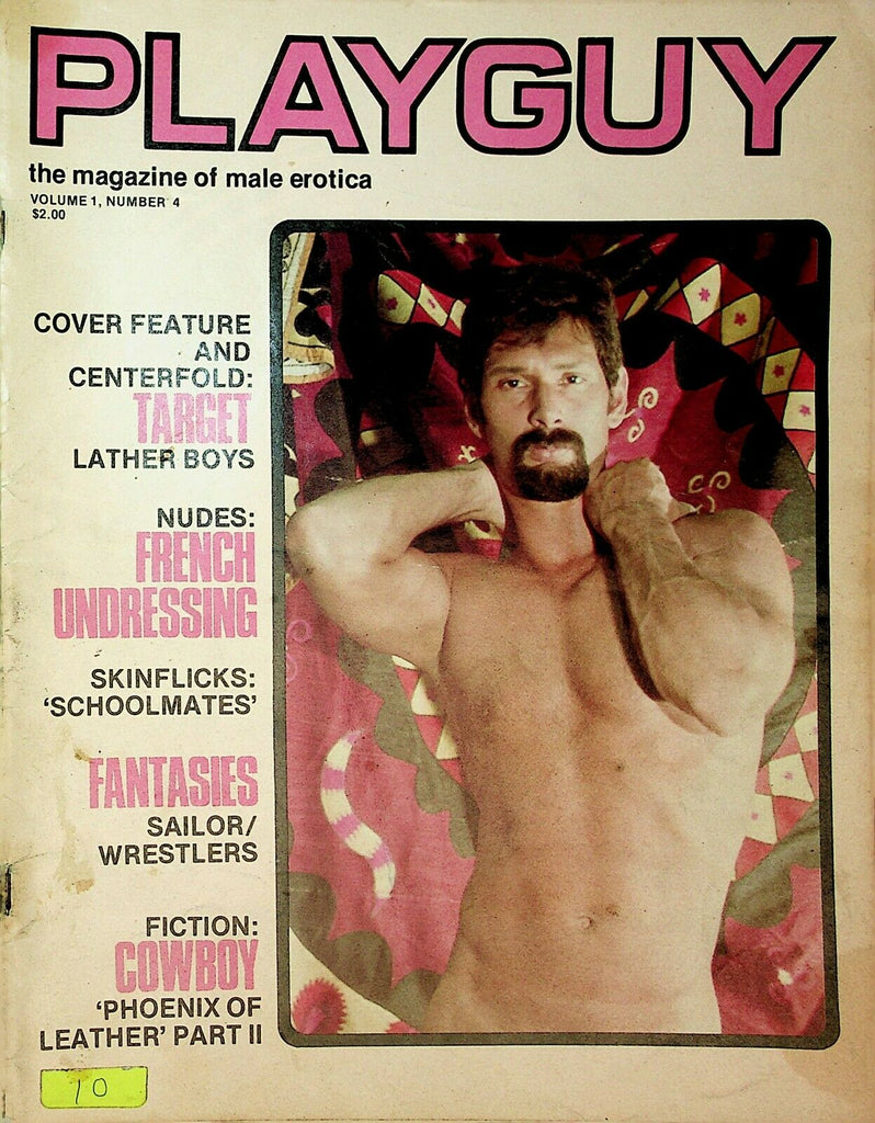 Playguy Gay Magazine Cover Guy Brand vol.1 #4 1980's 032520lm-ep3