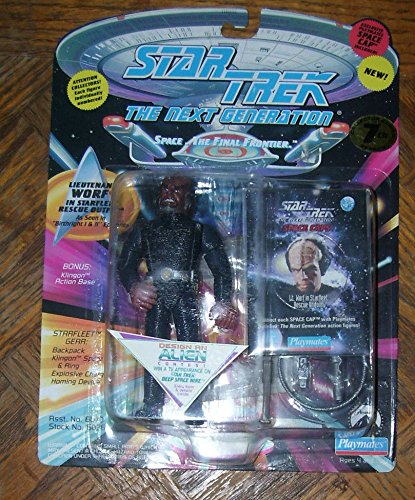 Qiyun Star Trek Lieutenant Worf in Rescue Outfit 4 5 Action Figure 1994 Playmates 043377060369