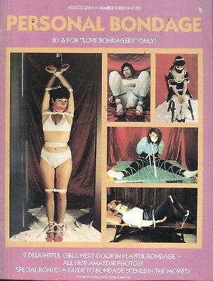 Personal Bondage Magazine Julie's 1st Time #3 1986 042618lm-ep