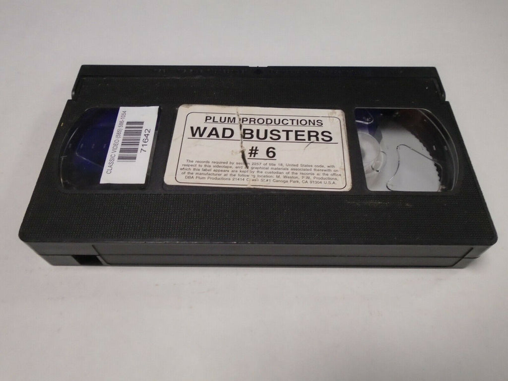 Wad Busters #6 Plum Productions Adult VHS 032919AMP