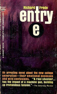 entry e Adult Novel by Richard Frede 1964 Signet Book 032818lm-ep