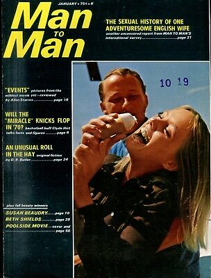 Man To Man Magazine Susan Beaudry/Beth Shields January 1971 071718lm-ep