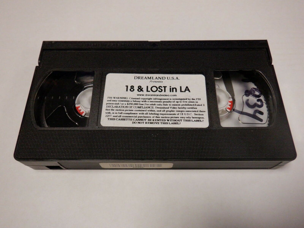18 & Lost in LA Dreamland USA Adult VHS 123019AMP