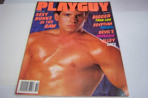 Playguy Adult Gay Adult Magazine "Sexy Hunks in the Raw" October 1989