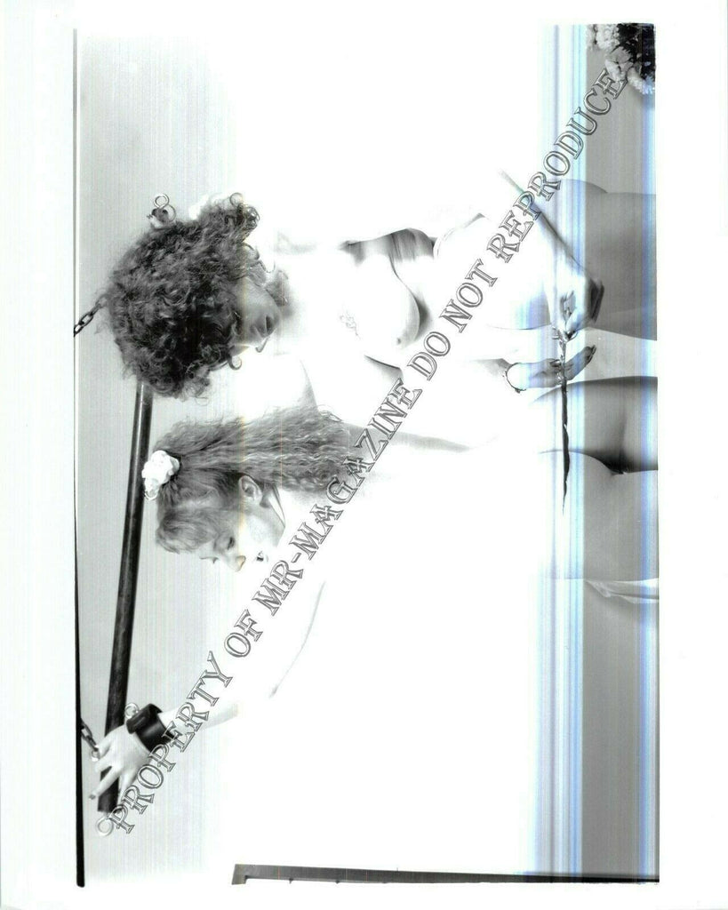 Adult Vintage 1990s Photo 8x10 Bondge Lesbian Bound Nude & Tickled Fetish 113FN