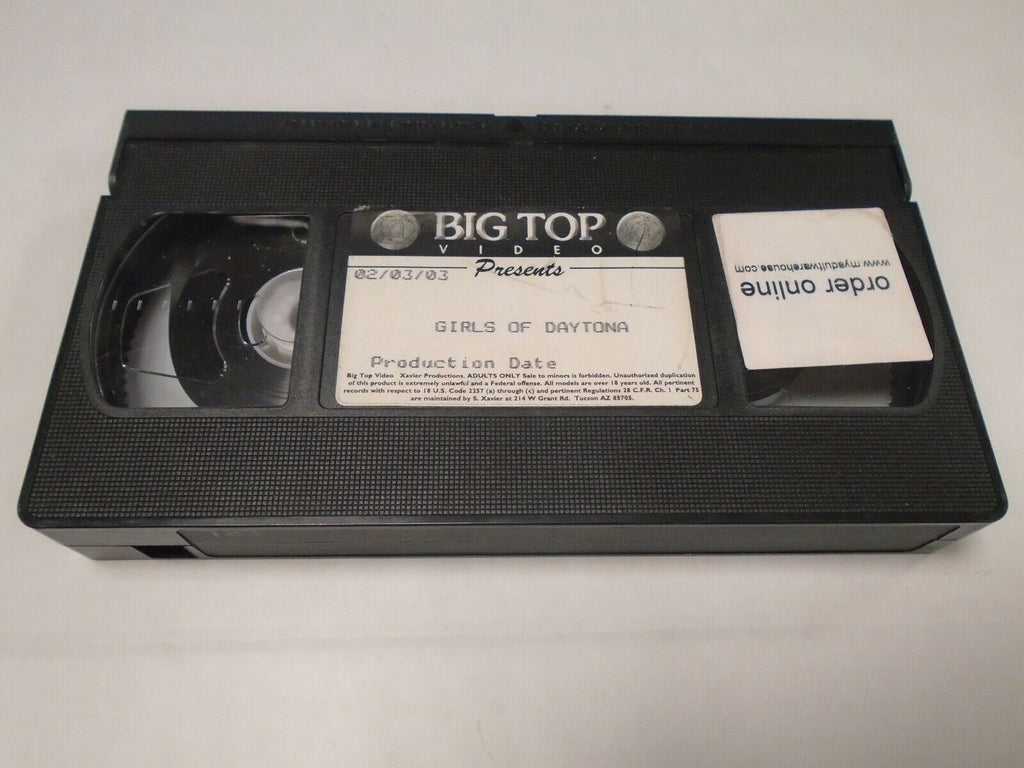 Girls of Daytona 2003 Big Top Video Adult VHS 070519AMP