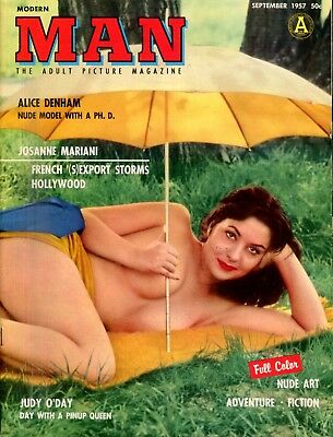 Modern Man Magazine Josanne Mariani/ Judy O'Day September 1957 071718lm-ep