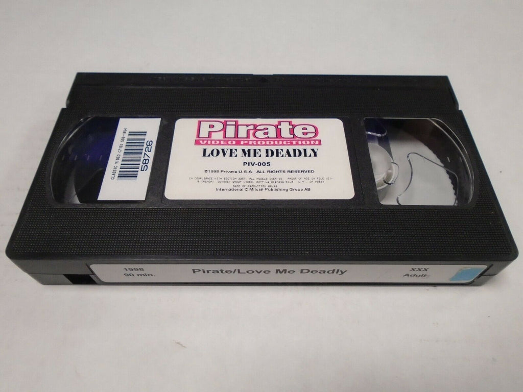 Love Me Deadly Pirate Video 1998 90mins Adult VHS 021919AMP