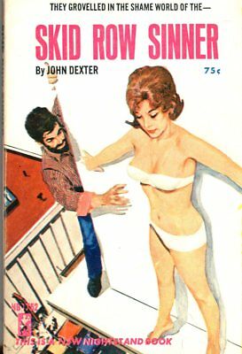 Skid Row Sinner Novel by John Dexter 1965 Nightstand Book 042314lm-epa2