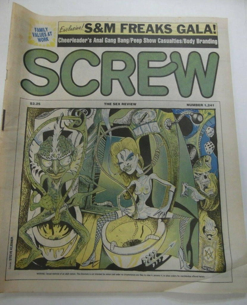Screw Newspaper S & M Freaks Gala #1241 December 14, 1992 120619lm-ep2