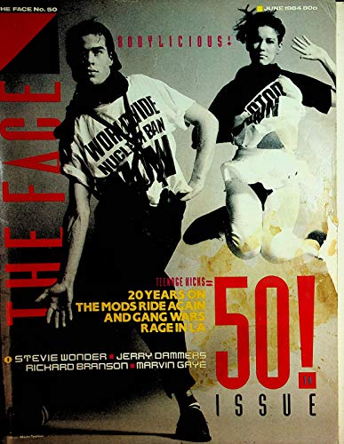 The Face Magazine 50th Issue! Stevie Wonder/ Richard Branson / Marvin Gaye June 1984