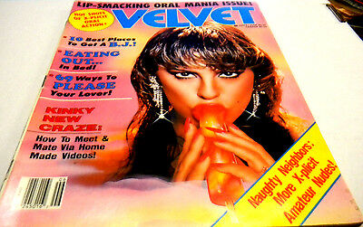 Velvet Busty Adult Magazine "69 Ways to Please" June1987 vg062413Lm-ep