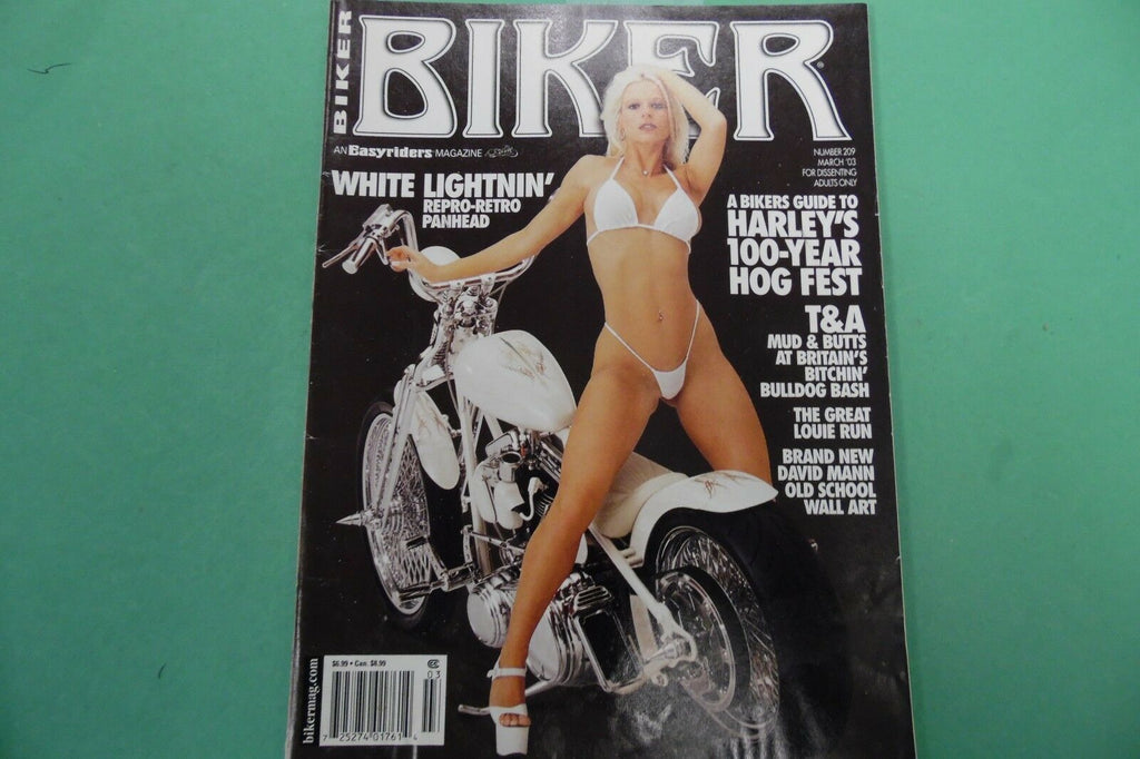 Biker Magazine White Lightnin March 2003 102716lm-ep