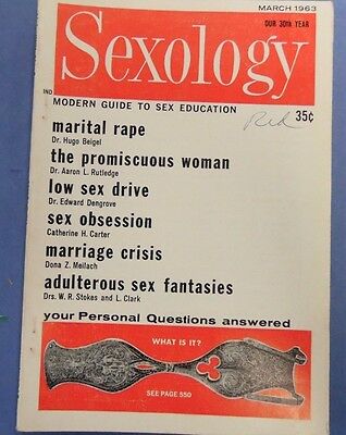 Sexology Sex Education Digest Sex Obsession March 1963 071013lm-epa
